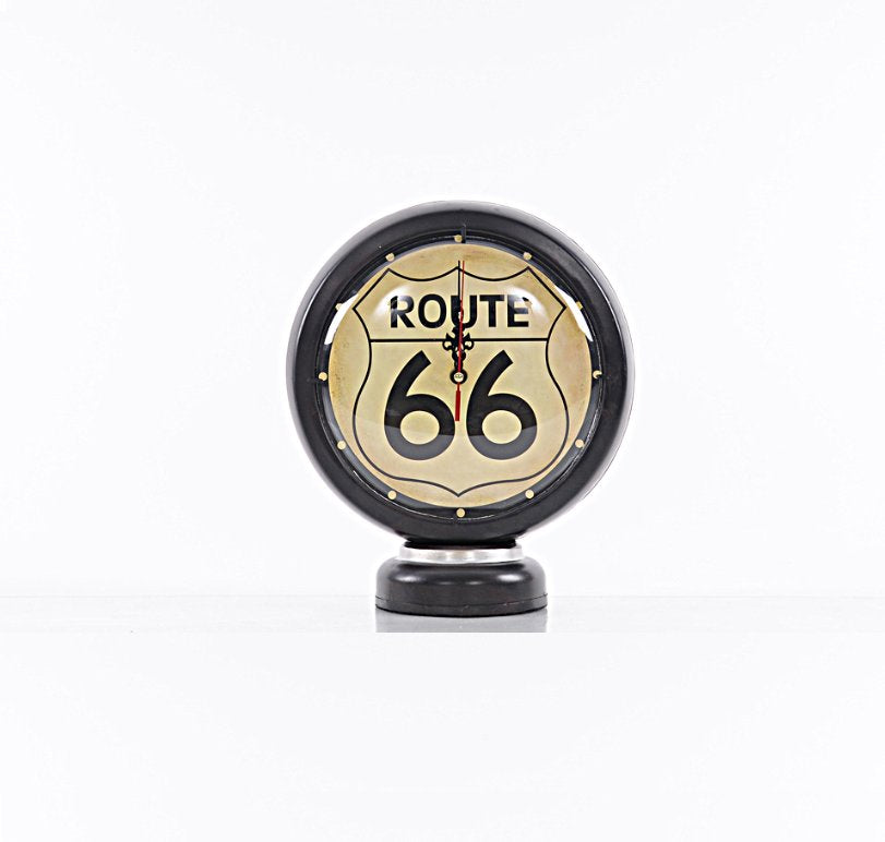 Route 66 Vintage Gas Pump Clock