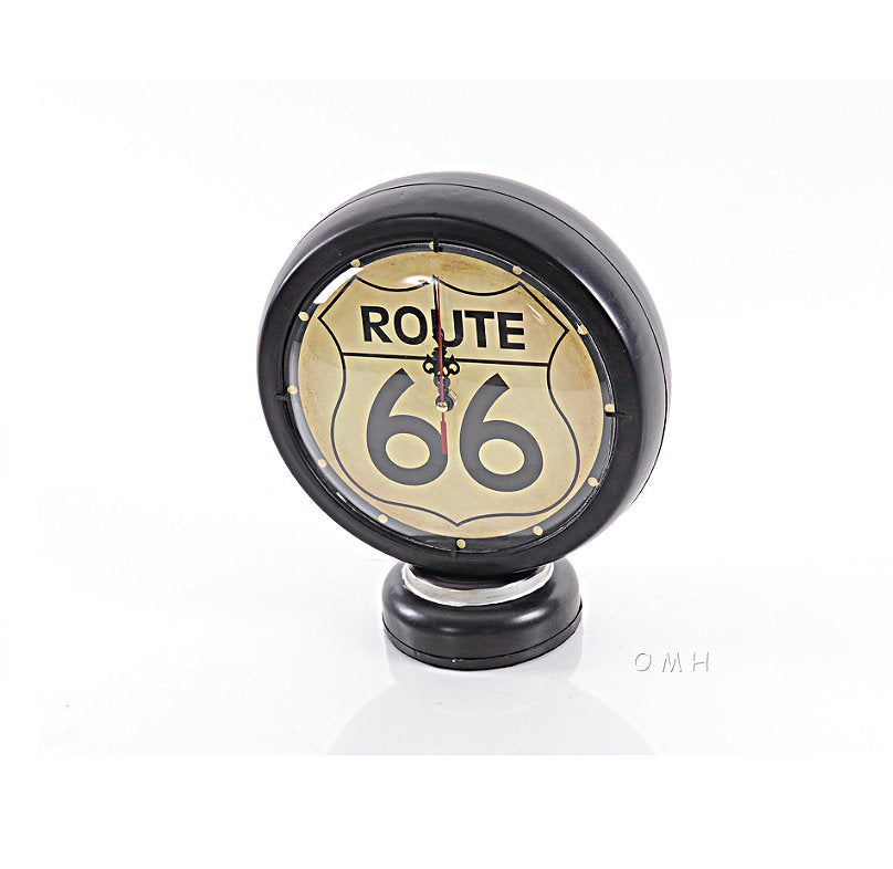 Route 66 Vintage Gas Pump Clock