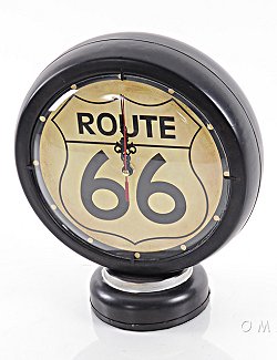 Route 66 Vintage Gas Pump Clock