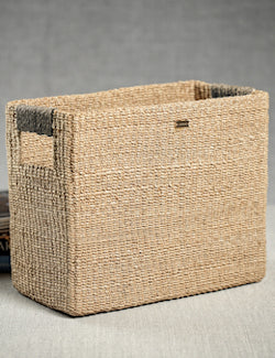 Woven Abaca Catch-All Basket