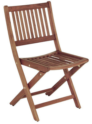 Luxury Teak Collection Armless Folding Chair