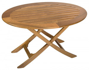 Luxury Teak Collection Adjustable Height Coffee Table