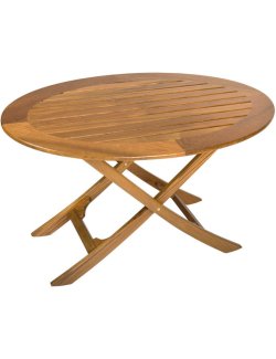 Luxury Teak Collection Adjustable Height Coffee Table