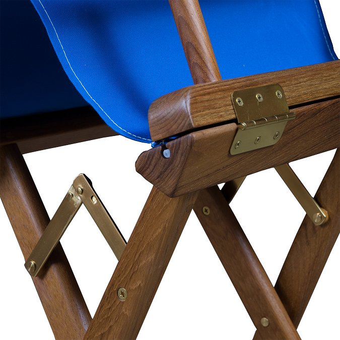 Luxury Teak Collection Sunbrella® Marine Grade Director's Chairs