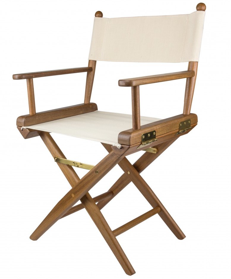 Luxury Teak Collection Sunbrella® Marine Grade Director's Chairs