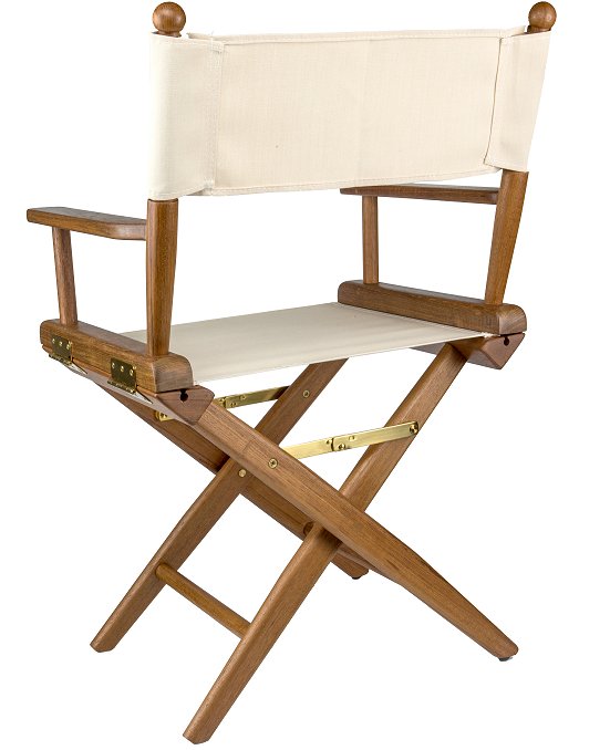 Luxury Teak Collection Sunbrella® Marine Grade Director's Chairs