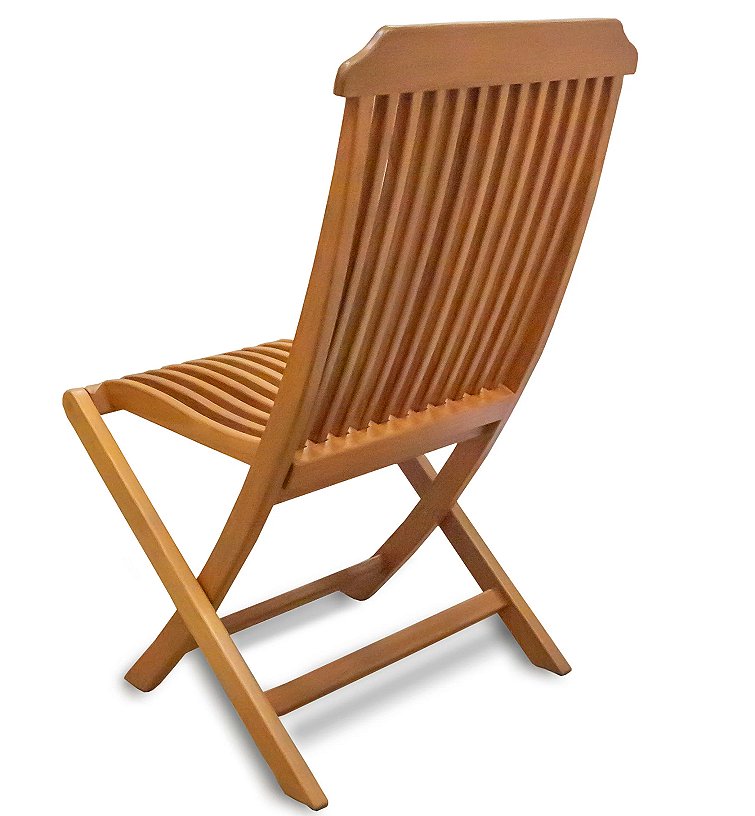 Luxury Teak Collection Curved  Slat Chair