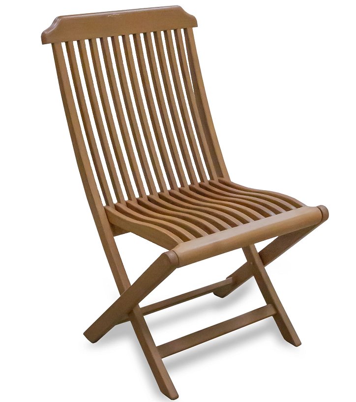 Luxury Teak Collection Curved  Slat Chair