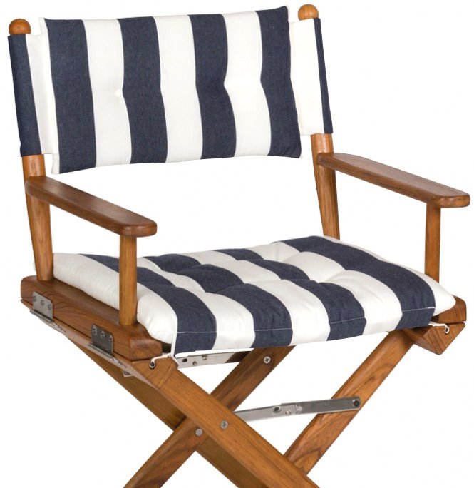 Luxury Teak Collection Tufted Cushion Deck Chairs