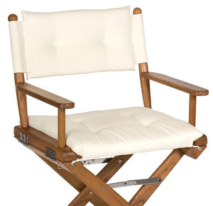 Luxury Teak Collection Tufted Cushion Deck Chairs