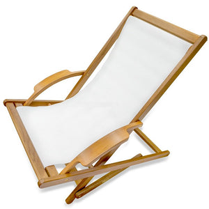 Luxury Teak Collection Sling Sun Chair