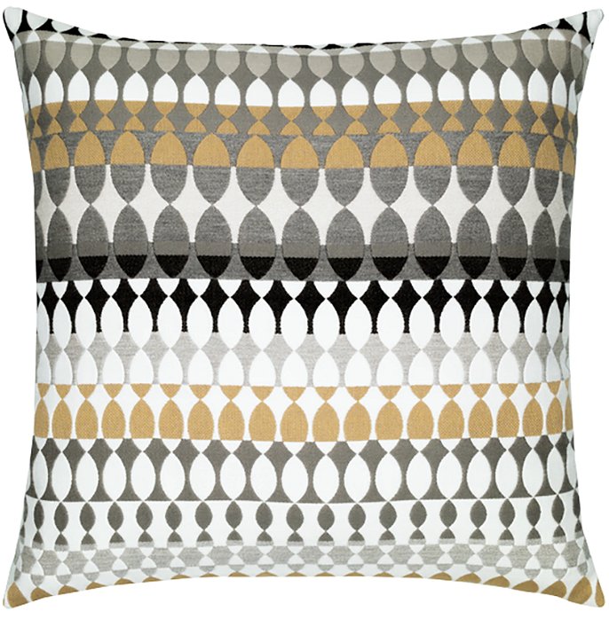 Sand Dune Geometric Sunbrella® Outdoor Pillows