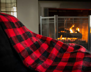 Luxury Double-Plush Throws/Ranch Plaid