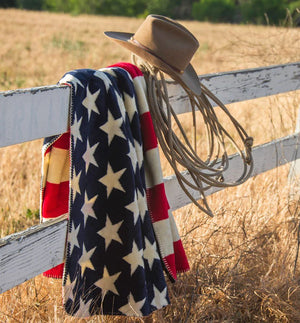 Luxury Double-Plush Throws/Stars And Stripes