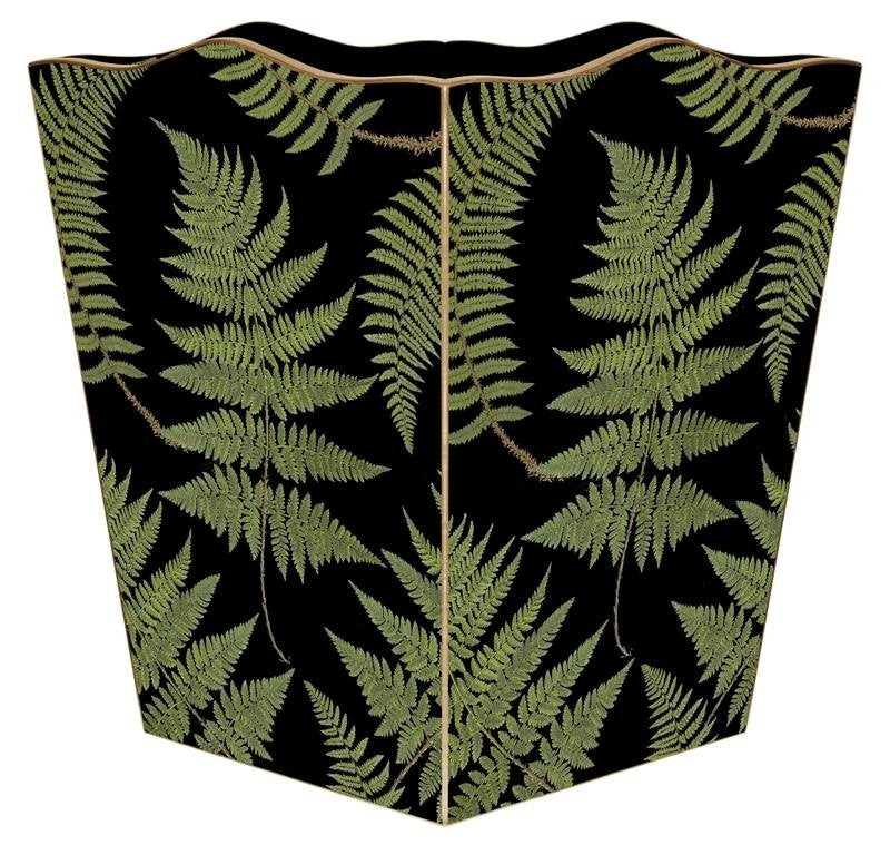 Wood Fern Decoupage Bath Set