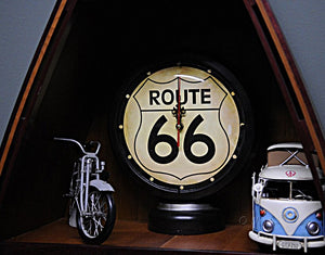 Route 66 Vintage Gas Pump Clock